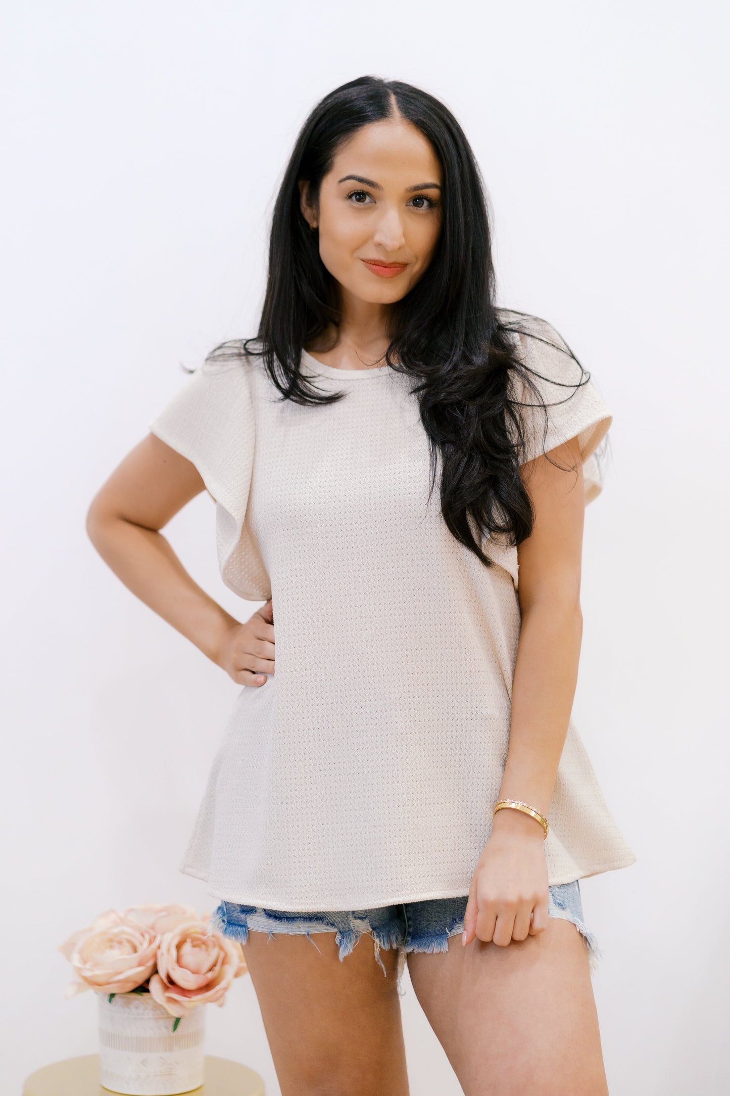 Elle Ruffle Top