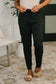 Sweat It High Waisted Joggers in Black