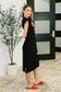 Sweet Like That Casual Dress in Black