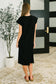 Sweet Like That Casual Dress in Black