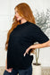 The Layback Relaxed Basic Tee in Black
