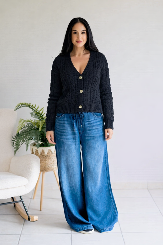 The Essential Cable Knit Cardigan