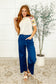 Little Strolls Straight Leg Trousers in Royal Blue Pants