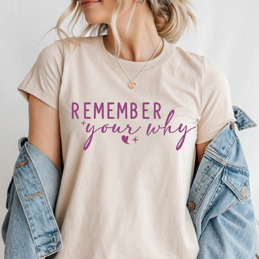 Remember Your Why Graphic Tee