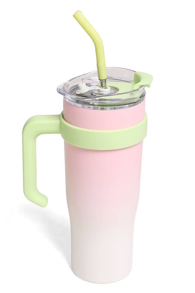 Color Gradient 40oz Handle Tumbler