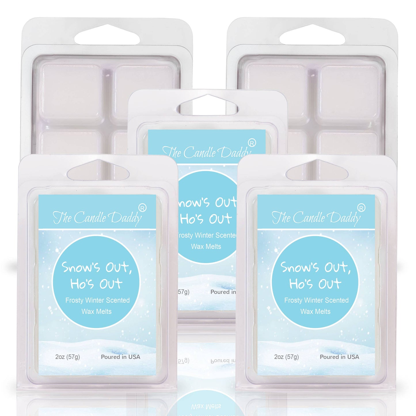 SNOW'S OUT, HO'S OUT - FROSTY WINTER SCENTED WAX MELTS