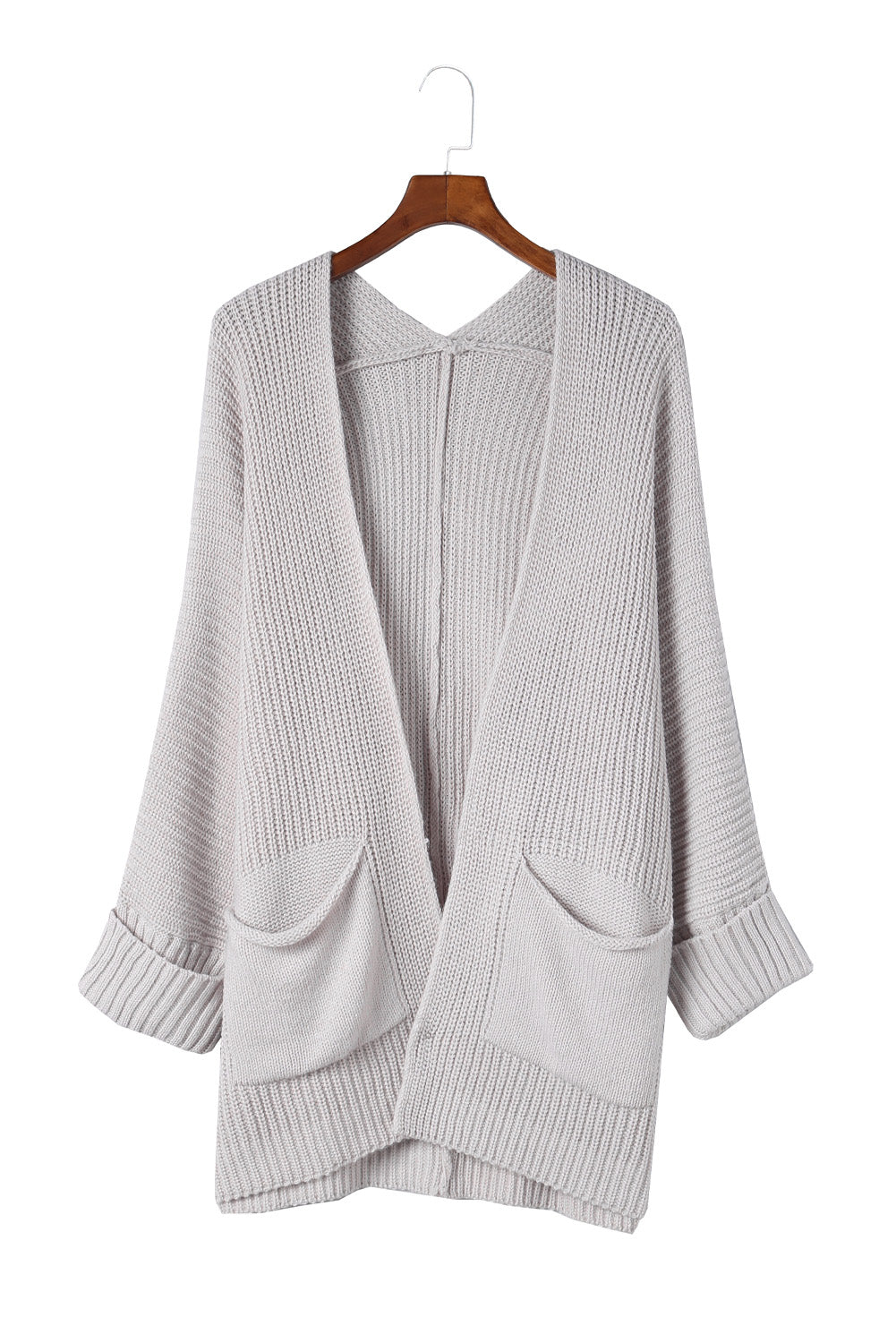 Oversized Batwing Pocketed Cardigan