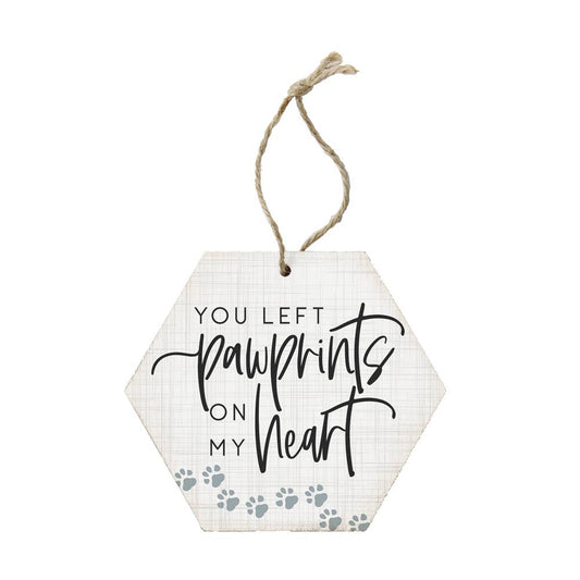 Honeycomb Ornaments - You Left Pawprints
