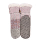 MUK LUKS Women's Short Cable Slipper Sock
