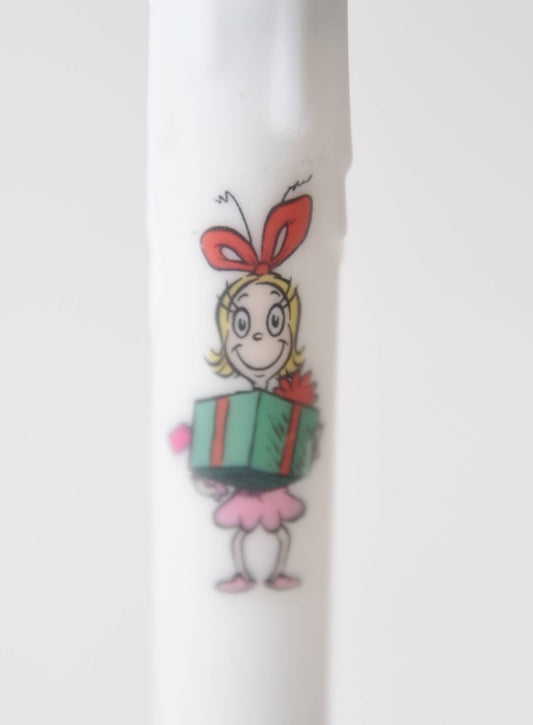 Cindy Lou Who Battery Operated LED Timer Taper Candle