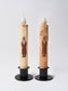 Belsnickle Battery Operated LED Timer Taper Candle