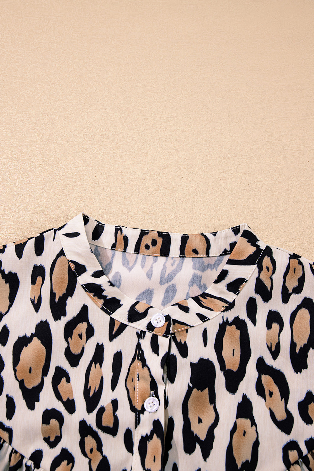 Oversized Leopard Blouse