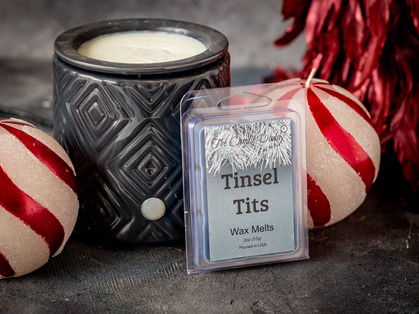 Tinsel Tits - Mountain Top Tease Scented Melt- Maximum Scent