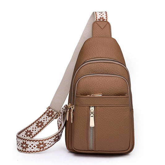 Retro Versatile PU Crossbody Bag