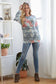 Stripe and Flower Sweatshirt