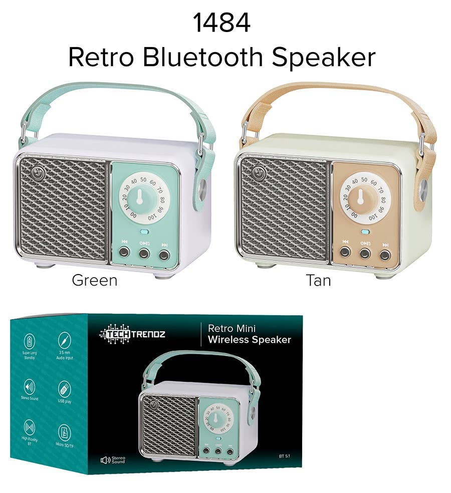 Retro Mini Wireless Speaker