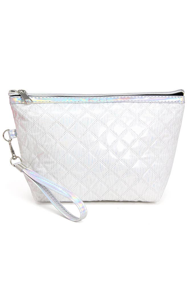 Quilted Shiny Puffer Tote Bag