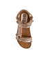 River Dance Woven Sandal in Champagne